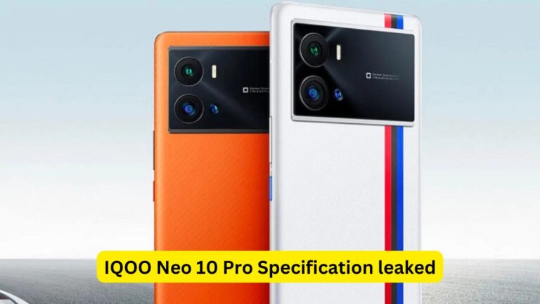 IQOO Neo 10 Pro Specification leaked