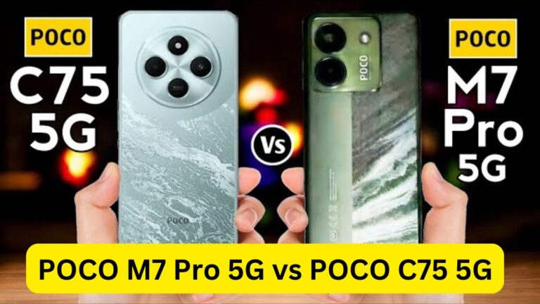 POCO M7 Pro 5G vs POCO C75 5G